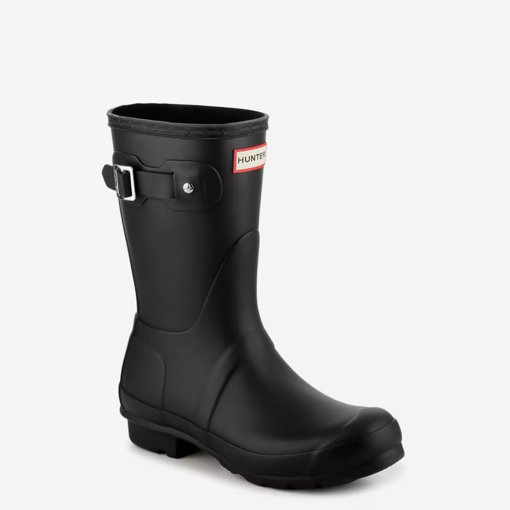 Hunter Original Black Short Rain Boot - Women's